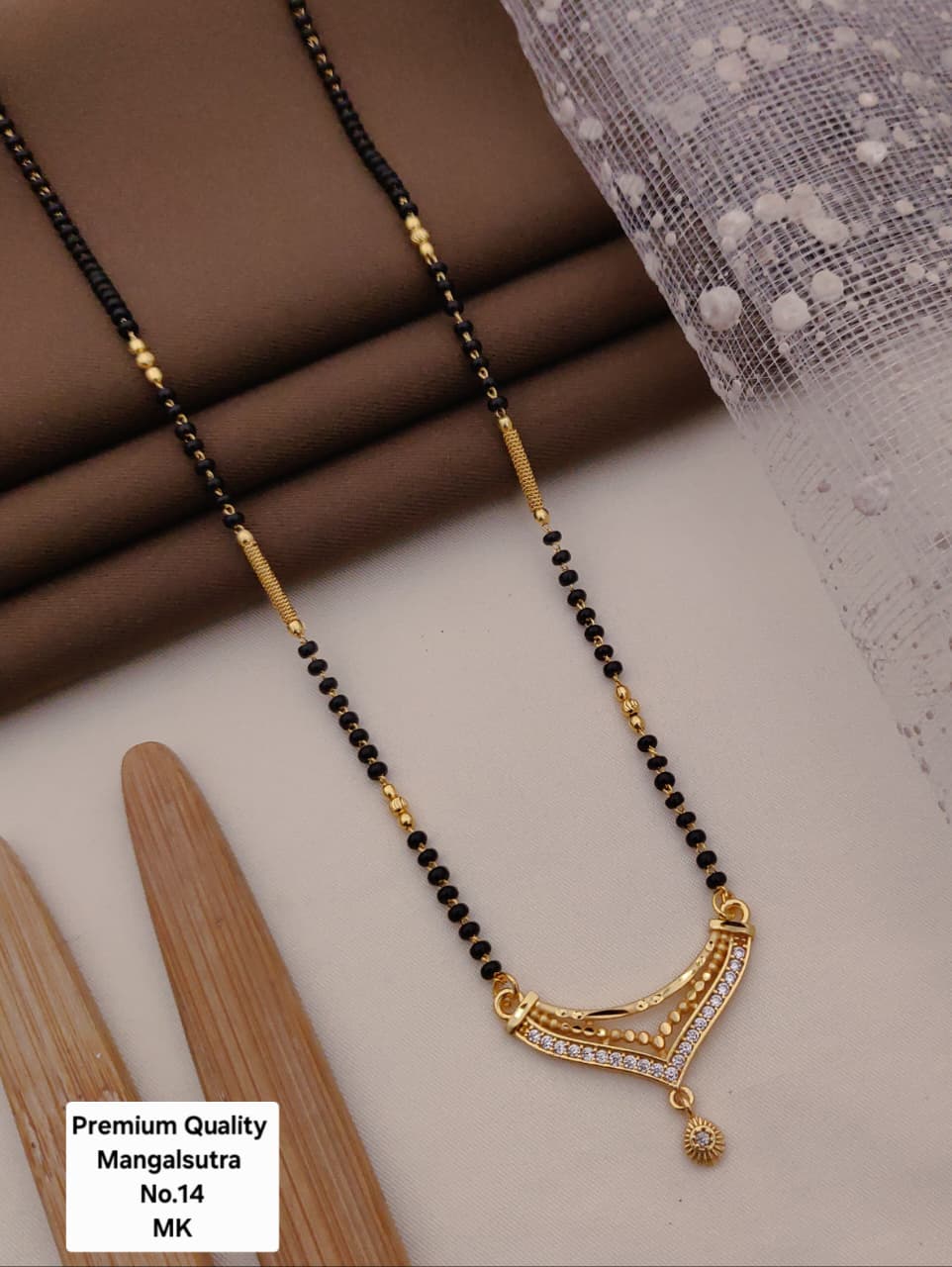 Orniya Premium Gold Plated Mangalsutar