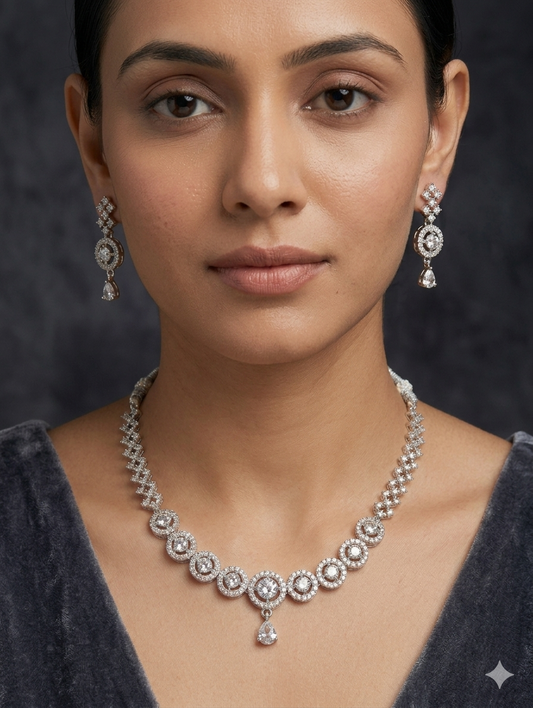 Orniya Necklace Set with Earrings