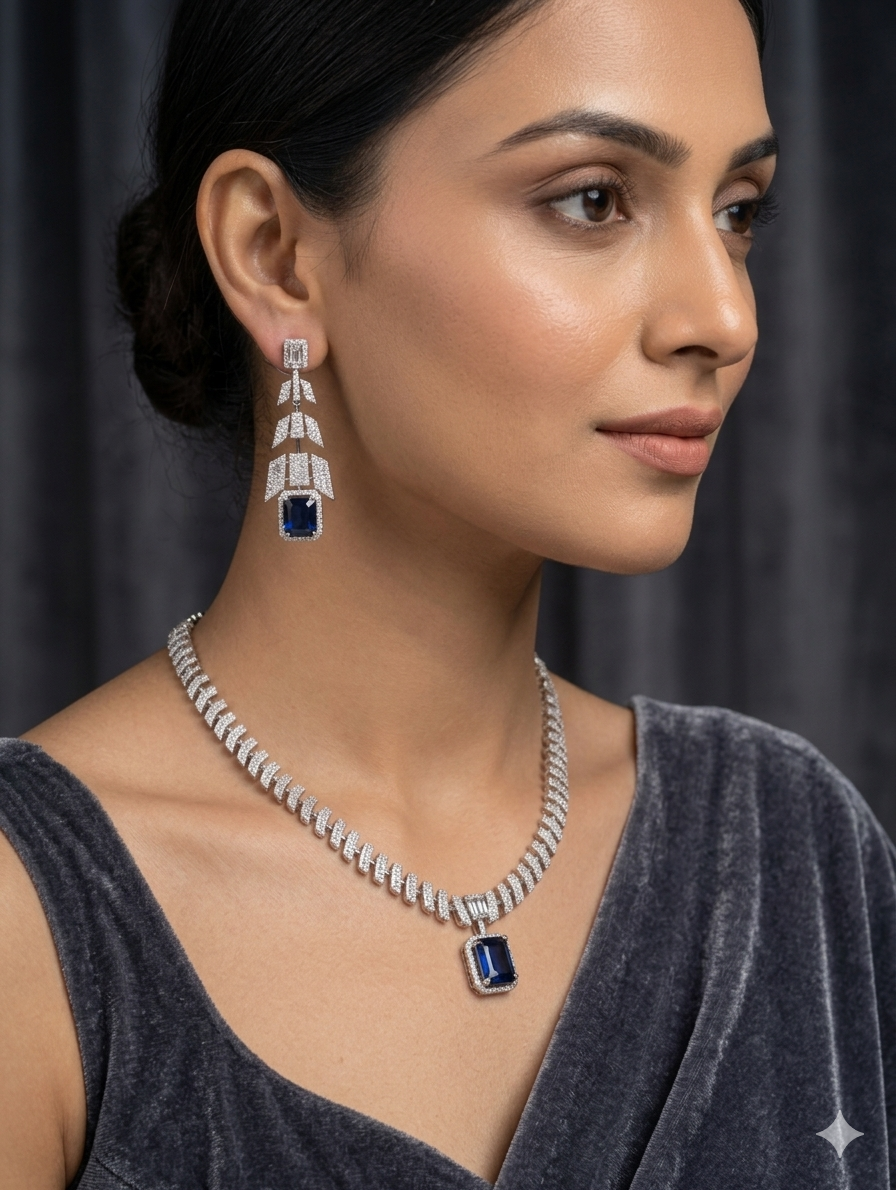Orniya Necklace Set with Earrings