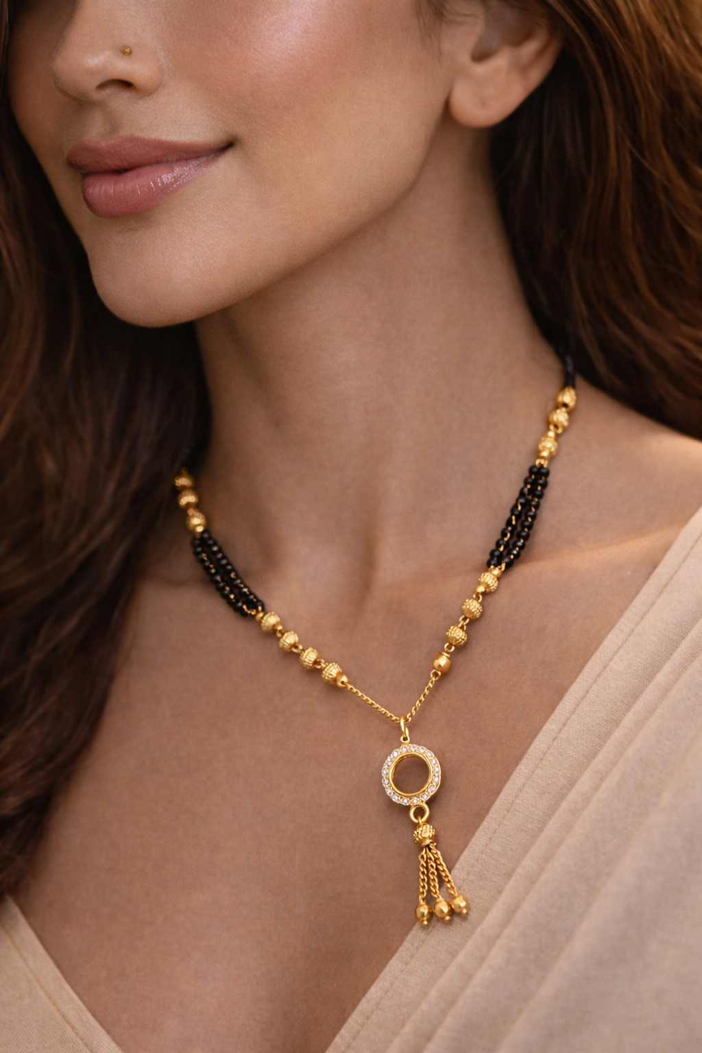 Orniya Premium Gold Plated Mangalsutar