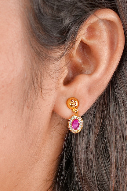 Gold Plated Pendal Set with earrings