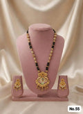 Orniya Premium Gold Plated Mangalsutar With Earrings