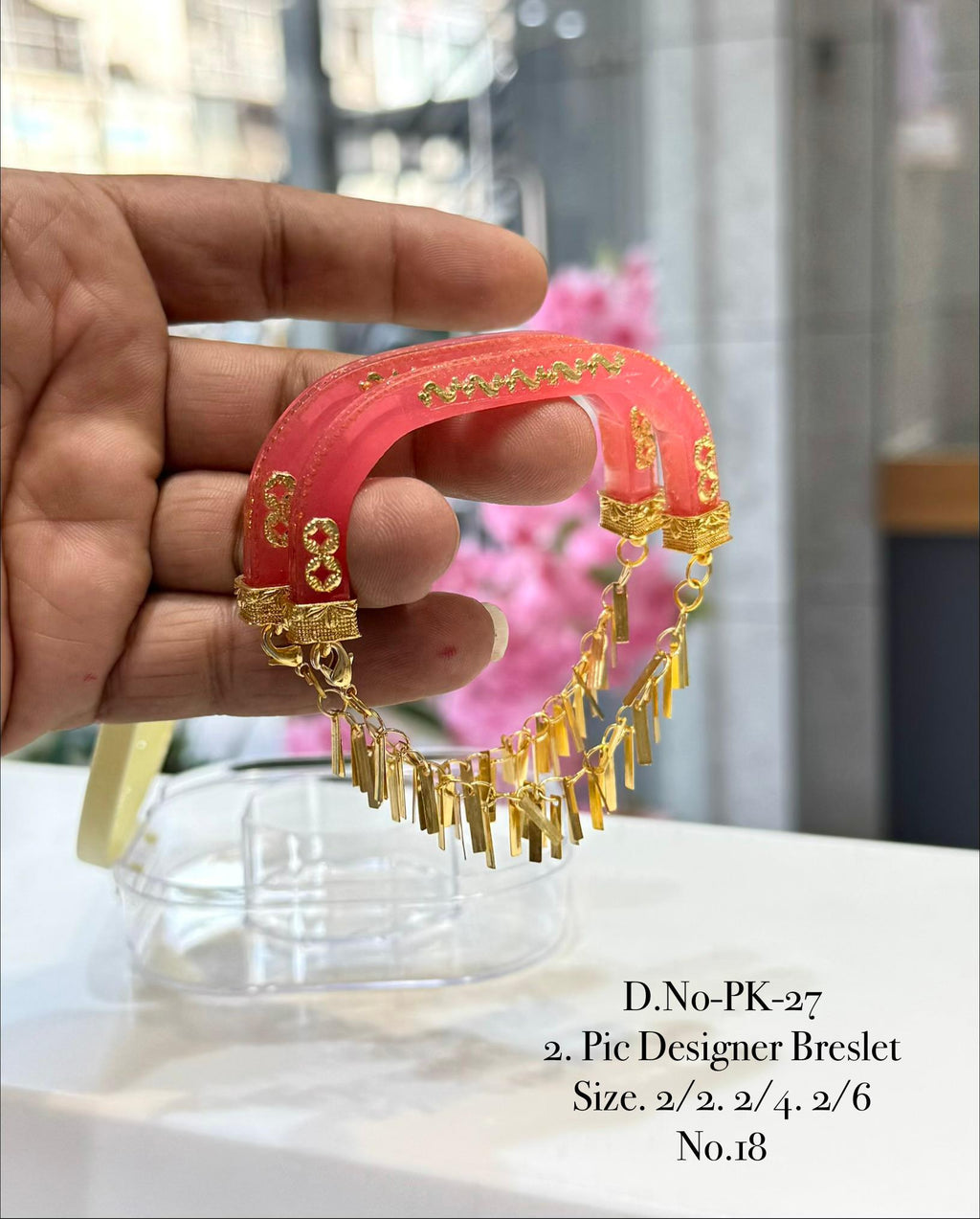 Gold Pleated Daily Wear Bangels  premium Quality