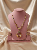 Gold Plated Pendal Set with Earrings