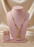 Gold Plated Pendal Set with Earrings