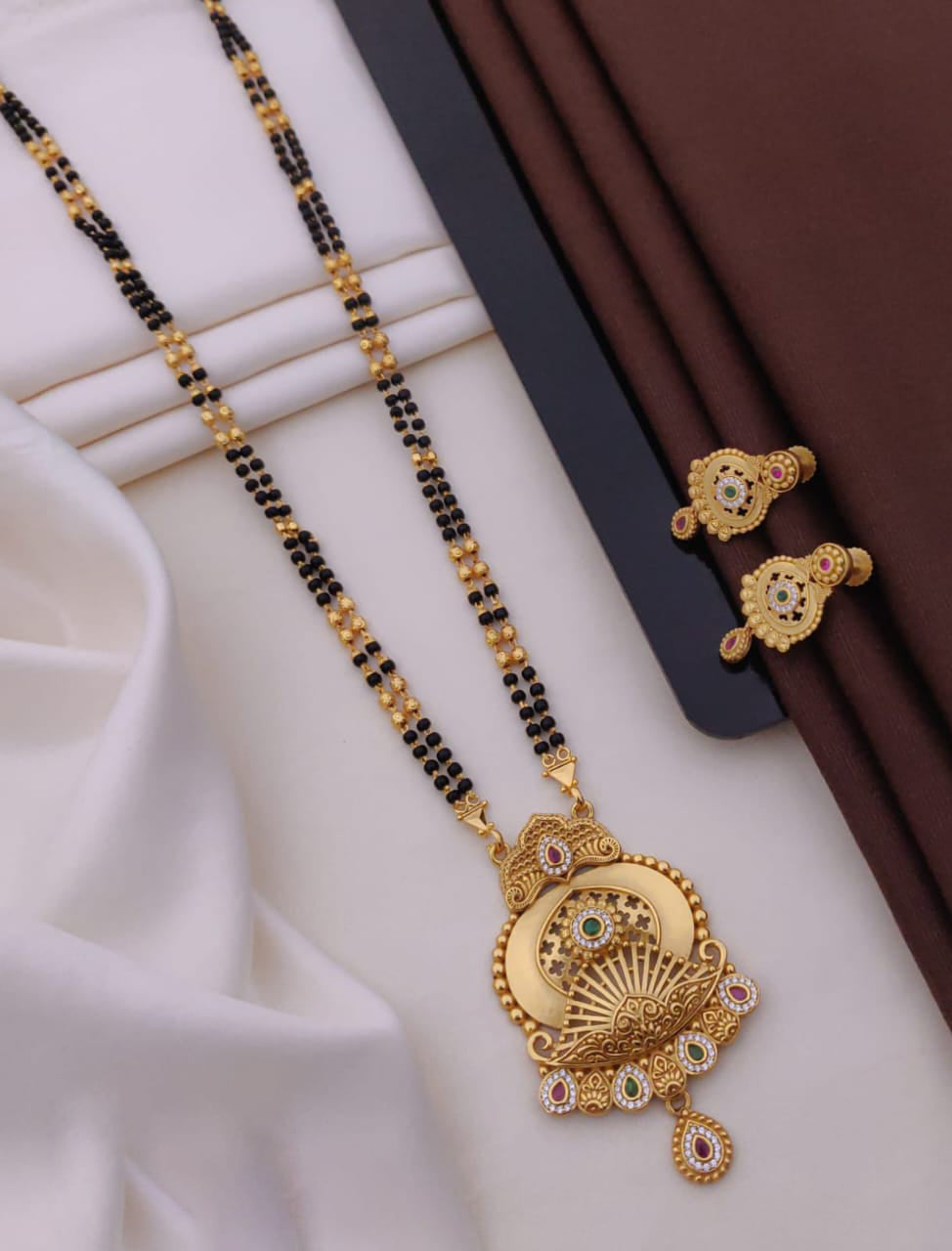 Gold Plated Premium Rajwadi Look Mangalsutra