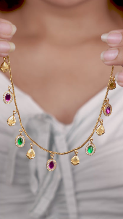 Gold Plated Pendal Set with earrings