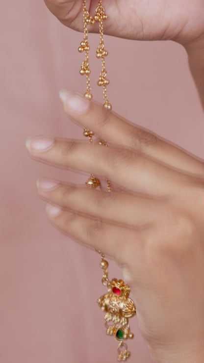 Gold Plated Pendal Set with earrings